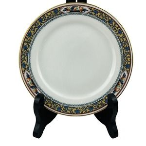 Thomas Bavaria Harvest 6" Bread & Butter Plate Fruit Blue Scrolls Gold Rim‎